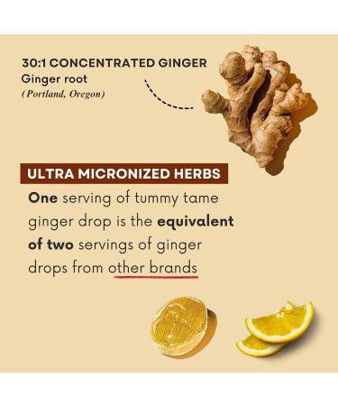 StomachBloom Tummy Tame Drops - Nausea Relief & Upset Stomach Support with Ginger Lemon & Spearmint | 28 Ct | International Shipping - Buy Online on GoSupps.com
