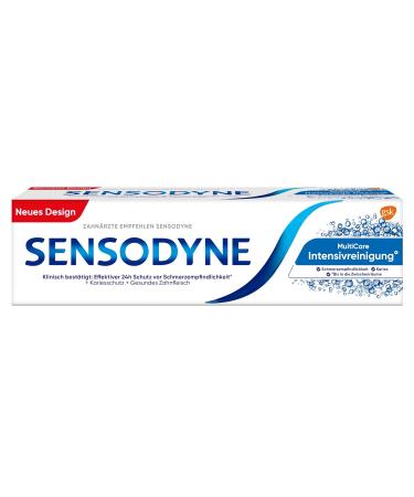 Sensodyne Multicare Intensive Cleaning Toothpaste - 75ml (5 Pack) | Fluoride Daily Care for Sensitive Teeth - Buy Online on GoSupps.com