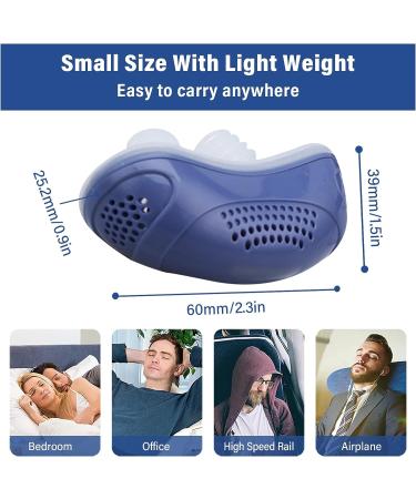 Adjustable Anti Snoring Electronic Device - Double Eddy Current Fan Design, Green, 60 x 25.2 x 39mm - Buy Online on GoSupps.com