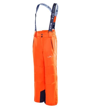 Black Crevice Children Ski Pants I Children's Ski Pants Sizes I Ski pants with trousers I Beavily Children's Snowboard Pants I Ski Pants Girls & Boys I Children