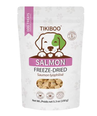Freeze Dried Salmon Fish Dog Treat Trainer Topper All Natural Healthy 1 Ingredient 150 gram