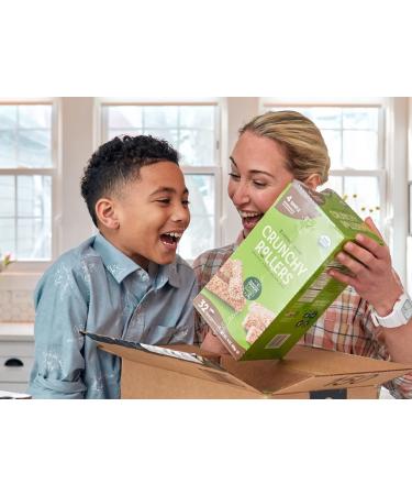 Organic Brown Rice Snacks - Crunchy Rollers - 32 Pieces - Friendly Grains - Buy Online on GoSupps.com
