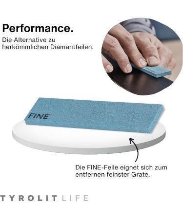 Tyrolit Life Premium Elastic File Set - Ski & Snowboard Edge Grinder for Perfect Tuning - Buy Online on GoSupps.com