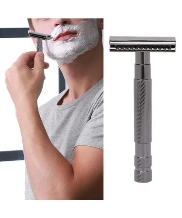 Vintage Style Security Razor - Reusable Double-Sided Slip-Resistant Portable Manual Shaving for Men & Women | Zinclement - Buy Online on GoSupps.com