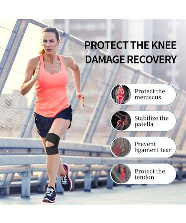 Galvaran Knee Brace - Meniscal Tear & Joint Pain Relief - Adjustable Support for Sports Injuries - Large Black (Left) - Buy Online on GoSupps.com