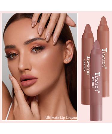 3 Colors Liquid Matte Lipstick Set - Long Lasting, Waterproof & Nourishing Lip Gloss for Women - Buy Online on GoSupps.com