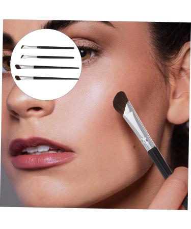 FOYTOKI 4 Pcs Contour Brush Angled Makeup Brush Eye Makeup Eyeliner Applicator Tool Brow Horse Hair - Buy Online on GoSupps.com