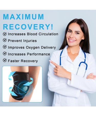 Buy Adjustable Meniscus & Ligament Knee Pads | Gym & Sports Patellar Brace with Stabilizers & Gel Pads - Orthopedic Knee Support - Buy Online on GoSupps.com