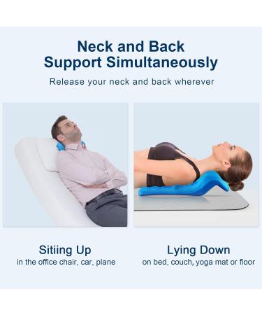 Neck and Shoulder Relaxer with Upper Back Cervical Traction Device Neck Stretcher for TMJ Pain Relief and Cervical Spine Alignment - Buy Online on GoSupps.com