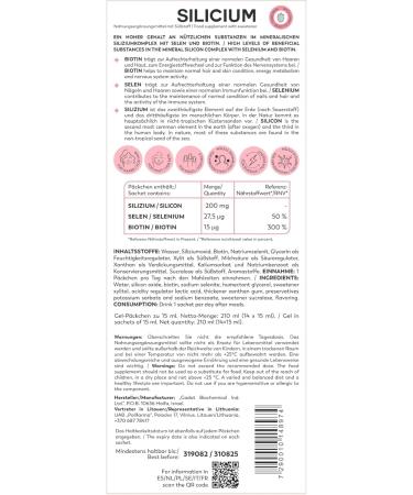 Liquid Silicon Complex - With Selenium & Biotin Vegan For Skin Hair Nails & Beard Vitamin B7 Additive Free - For Women & Men - Buy Online on GoSupps.com