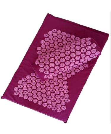 Dunlap Massage Cushion - Acupressure Yoga Mat with Pillow | Dark Blue Massage Mat for Pain Relief | International Shipping Available - Buy Online on GoSupps.com