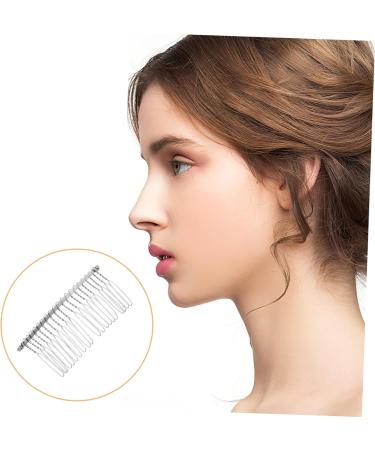 POPETPOP 20 Wire Hair Side Combs Metal Bridal Hair Comb Veil Clip Wedding Veil Combs Wire Side Comb Bridal Veil Comb Metal Wide Tooth Comb Wedding Hair Comb Hair Combs Headband Miss Chic - Buy Online on GoSupps.com