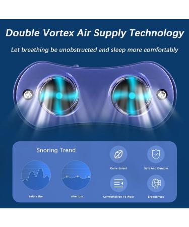 Electric Anti Snoring Device | Portable Nasal Dilator | Snoring Solution | Double Eddy Current Fan | Safe & Comfortable | White - Buy Online on GoSupps.com