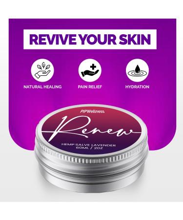 PIPWellness Natural Hemp Extract Salve | Hemp Organic Shea Butter & Soothing Botanicals | Moisturizes Heals Dry Skin Relieves Pain & Discomfort (Pack 2) - Buy Online on GoSupps.com