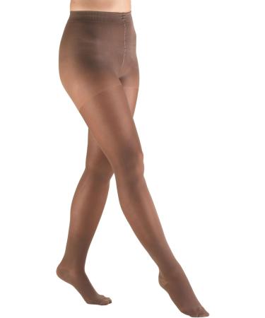 Truform Sheer Compression Pantyhose 20-30 mmHg - Women's Shaping Tights 20 Denier Taupe Large - 1 Pair - International Shipping Available - Buy Online on GoSupps.com