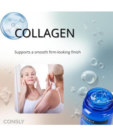 CONSLY Hyaluronic Acid & Collagen All-In-One Ampoule | Intense Hydration Gel Serum | Supersize 3-in-1 Toner Essence Serum | For All Skin Types | 250 ml / 8.45 fl oz - Buy Online on GoSupps.com