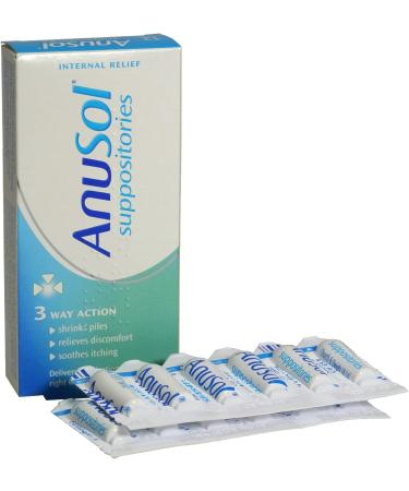 Anusol Hemorrhoids Piles Treatment - 12 Suppositories + 43g Cream - Buy Online on GoSupps.com