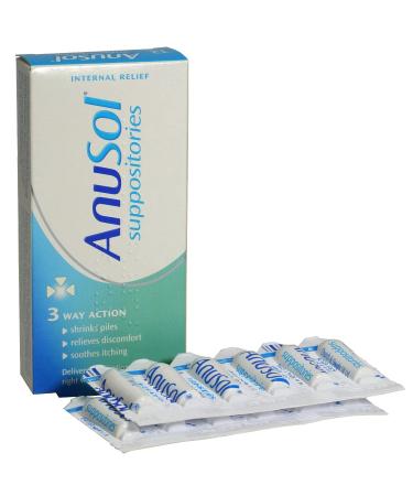 Mc Neil 2 X Anusol Suppositories 24 (3 Way Action)