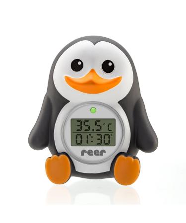 Reer Cute Underwater World Baby Bath Thermometer Child Safe Bath Thermometer - Penguin