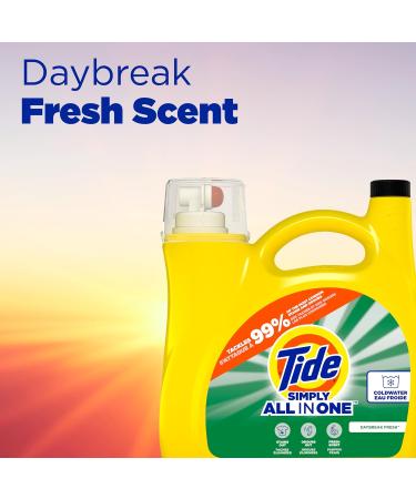 Buy Tide Simply Liquid Laundry Detergent Daybreak Fresh - 168 oz | 128 Loads - International Shipping Available - Buy Online on GoSupps.com