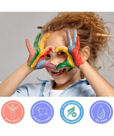 Mysense Light Blue Face Body Paint - Non-toxic Water Based Washable Halloween Makeup 0.6oz - Buy Online on GoSupps.com