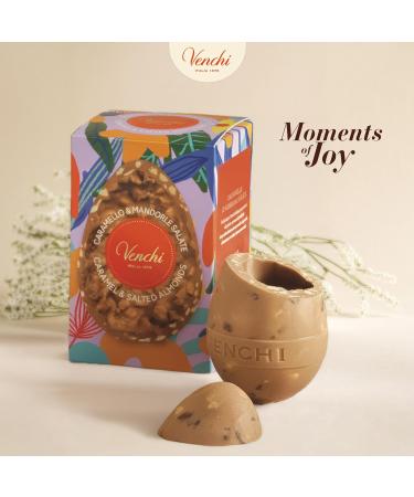 Venchi - uf Mignon au Chocolat au Caramel et Amandes Sal es 70 Gr avec clats d'Amandes Torr fi es Sans Gluten Collection de P ques Venchi Id e Cadeau - Buy Online on GoSupps.com