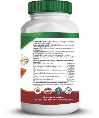 Liver Support (50 mg Terminalia Arjuna) Halal Gelatin Free Capsules (3) - Buy Online on GoSupps.com