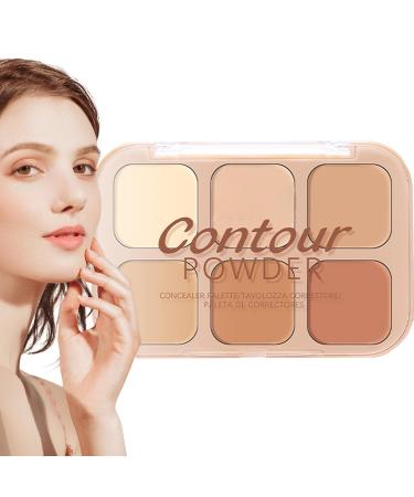 Concealer Palette Powder Concealer Palette Correction - Face Makeup Contouring Powder Palette Versatile Cosmetic Accessories for Daily Use Renco