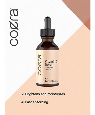 Coera Vitamin C Serum | 2 oz Brightening Serum for Dark Spots | Paraben & SLS Free - Buy Online on GoSupps.com