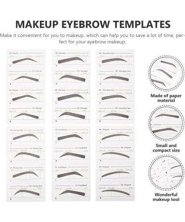 VILLCASE 6 Pi ces Pochoirs Sourcils Jetables Autocollants Pour Sourcils Gabarits Femmes Usage Maquillage - Buy Online on GoSupps.com