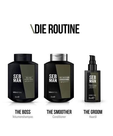 SEB MAN THE GROOM Premium Argan Oil Hair & Beard Oil for Smoothness & Definition | International Shipping Available - Buy Online on GoSupps.com