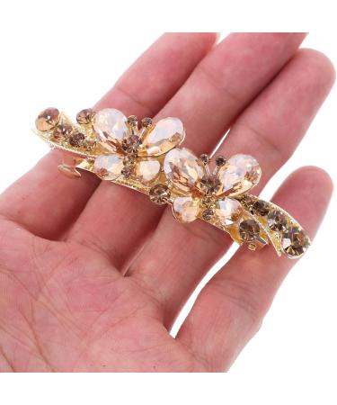 FOMIYES Rhinestones Hair Barrette Spring Hair Clip Decorative Sparkly Hair Clip Women Barrette - Buy Online on GoSupps.com