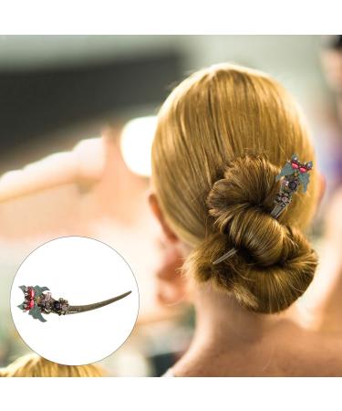 LALAFINA 1pc Butterfly Metal Hairpin Hair Chopsticks Asian Decor Bridal Side Hair Clip Flower Hairpin Bridal Hair Clip Chinese Style Hair Pin Hair Fork Antique Miss Temperament - Buy Online on GoSupps.com