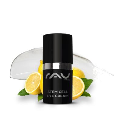 RAU Cosmetics Stem Cell Eye Cream (0.5 FL oz) - Eye Cream against wrinkles and dark circles - for mature & dry skin - with hyaluronic acid  stem cells  squalane  albizia julibrissin and phospholipids