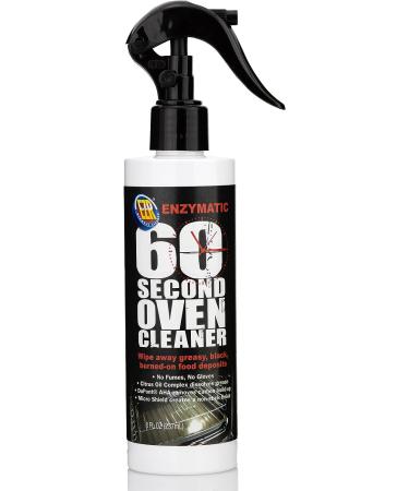EZR Enzymatic 60 Second Oven Cleaner Spray - 8 Fl Oz (Pack of 2) - Fast and Easy Oven Cleaning Solution - Buy Online on GoSupps.com