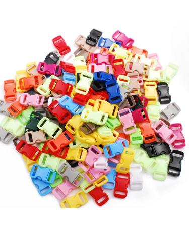 CooBigo 28 Pack Assorted Color Cord Lock Stopper, Round Plastic Toggle Spring Cord Stop for Paracord Drawstring, Elastic shoeslace String Lock Gloves