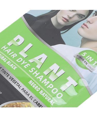  LUCKDANO Hair Dye Bubble Nourish Frizz Control Shampoo Black for Grey Hair Coverage 30 ml 10 PCS - Buy Online on GoSupps.com