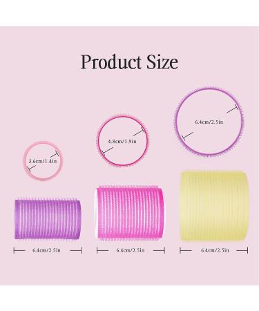 Bestienoly 29Pcs Hair Rollers for Long Hair | Velcro Rollers for Hair Curlers | Jumbo Large Roller Set with Clips and Comb | Self Grip Rollers for Long Medium Short Thick Fine Hair - Buy Online on GoSupps.com