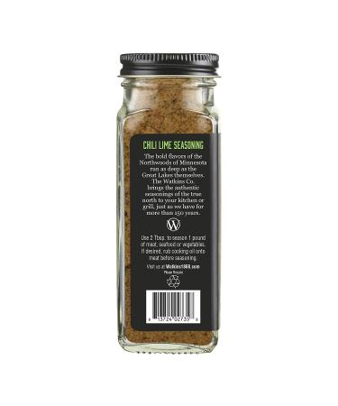 Organic Watkins Chili Lime Seasoning 3.7 oz | Authentic Flavor | 1 Count - Buy Online on GoSupps.com