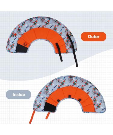 Buy Hjumarayan Halskrause Dog Collar - Adjustable Waterproof Leak Protection for Injury Prevention | Soft & Comfortable (Red M) - Buy Online on GoSupps.com