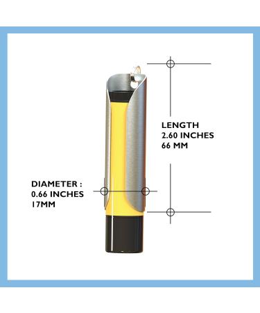 TALLAC HOUSE Cary Premium Metal Lip Balm Holder - Keychain Sleeve for Chapstick | Durable Stainless Steel Protection for Men & Women - Buy Online on GoSupps.com