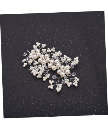 Ipetboom Wedding Hair Comb Tiara Bride Crystal Comb White Bridal Hair Comb - Buy Online on GoSupps.com