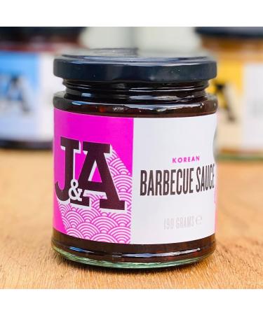 Janda Korean Barbecue Sauce (190g) | Made with Gochujang Chilli Paste | This Sauce Can Be Used as a Stir Fry Sauce Marinade or Dipping Sauce | Vegan Vegetarian and Plant Based | Made in the UK - Buy Online on GoSupps.com