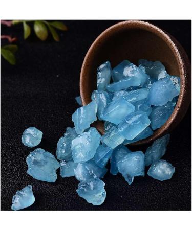 Natural Aquamarines Chip Stone Bulk Blue Tumbled Reiki Quartz Crystal Gravel DIY Home Decor ZJGIDTEM (Size : 200g) - Buy Online on GoSupps.com