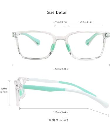 LifeArt Kid Blue Light Blocking Glasses - 85% Harmful Blue Light Filter Anti Eyestrain UV400 Protection Computer Glasses for Kids (Green) 5158_c8 - Buy Online on GoSupps.com