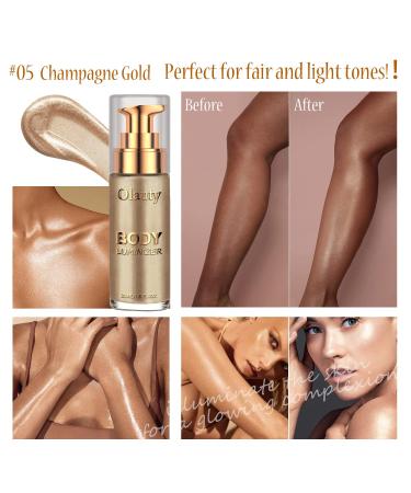 Firstfly Liquid Luminizer - Waterproof Body and Face Illuminator (#05 Champagne Gold) - Buy Online on GoSupps.com