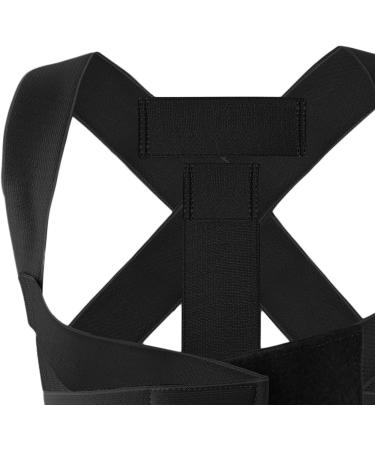 Hunchback Corrector Humpback Corrector Breathable Invisible Unisex Posture Support Back Support for Young People Black L Large Black - Buy Online on GoSupps.com