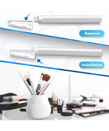 Dermaplane Razor with 4 Blades - Exfoliating Face Razors for Women | Remove Peach Fuzz & Dead Skin Durable Eyebrow Razors - Silver - Buy Online on GoSupps.com