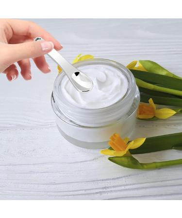 Beauty scoop cosmetic scoop 6x reusable lotion spatulas - Metal cosmetic applicator for creams lotions moisturizers beauty accessories - Buy Online on GoSupps.com
