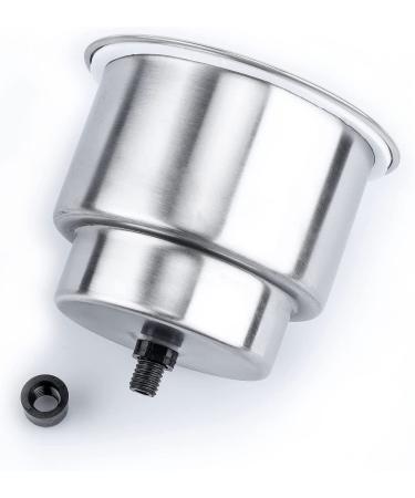 Marinebaby Stainless Steel Cup Drink Holder with Drain Marine Boat Rv Camper 2 - Buy Online on GoSupps.com
